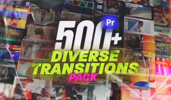 500+ Diverse Transitions Pack