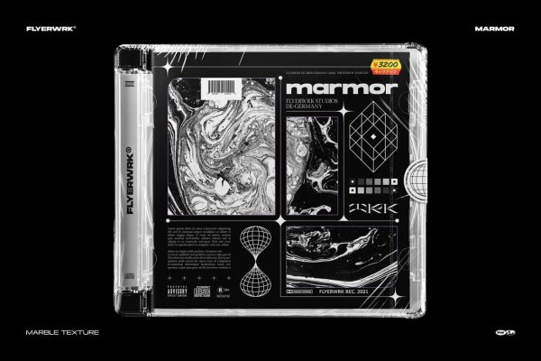 FLYRWRK - Marmor 50 Marble Ink Textures