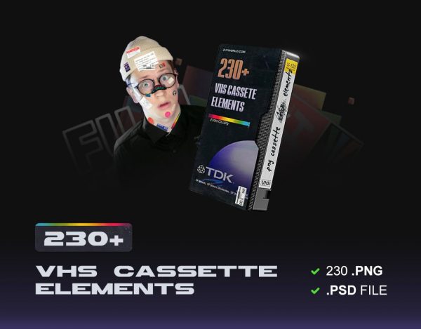 Gumroad - 230+ VHS Cassette Elements