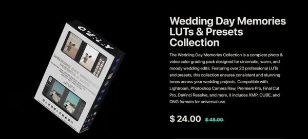 Overlayfx - Wedding Day Memories LUTs & Presets Collection