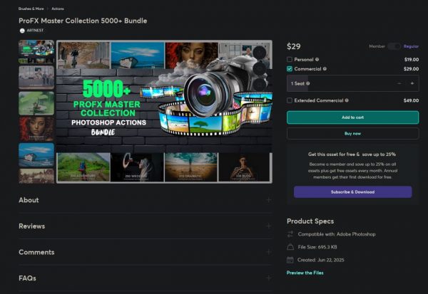 Creative Market - ProFX Master Collection 5000+ Bundle