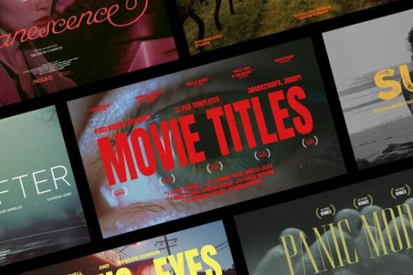 Pixelbuddha - Horror Film Titles Collection [PSD]