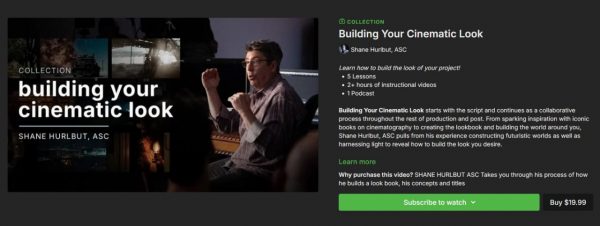 Filmmakers Academy - Building Your Cinematic Look - ENG