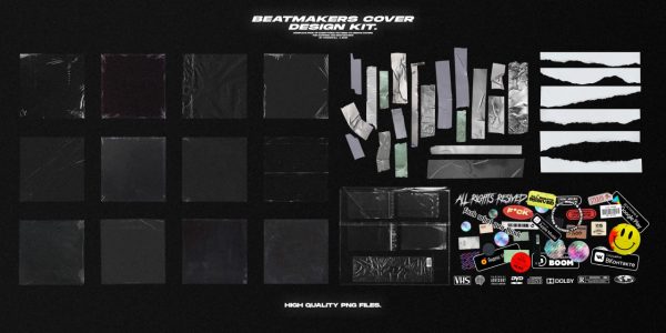 Beatmaker's Cover DESIGN KIT. By COSMOHILL