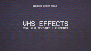 Sickboat - VHS EFFECTS: REAL VHS TEXTURE OVERLAYS (4K)