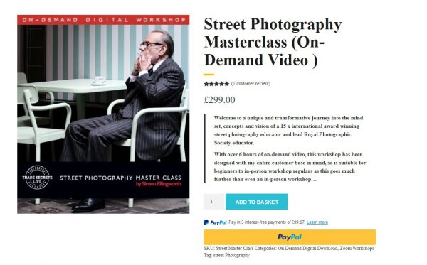 Simon Ellingworth - Street Photography Masterclass