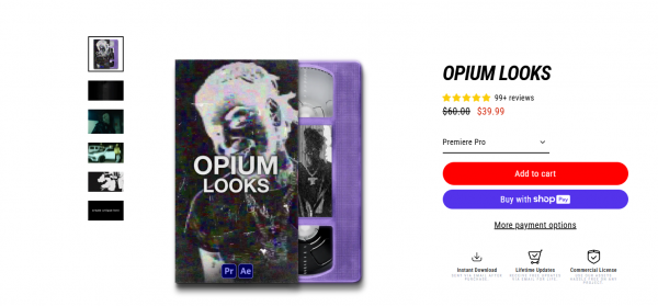 TINY TAPES OPIUM LOOKS