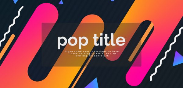 Vibrant Pop Titles for After Effects