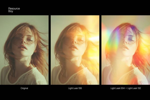 Resource Boy - 250 Light Leak Overlays