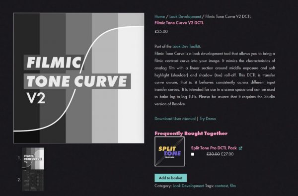 Iridescent Color - Filmic Tone Curve V2