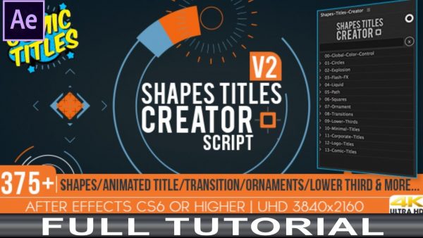 Shapes Titles Creator V2