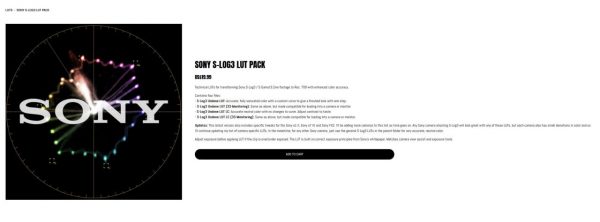 Gerald Undone - S-Log3 LUT Pack