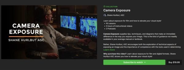 Filmmakers Academy - Camera Exposure