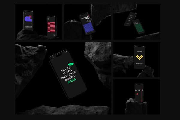 Pixflow - iPhone 15 pro - Device mockup