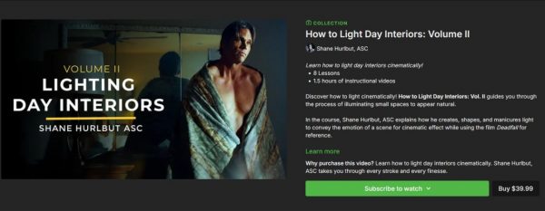 Filmmakers Academy - How to Light Day Interiors Volume II - ENG